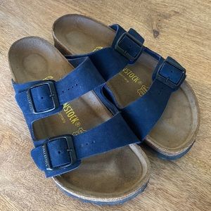 Birkenstock Arizona Suede Leather (navy) size 36